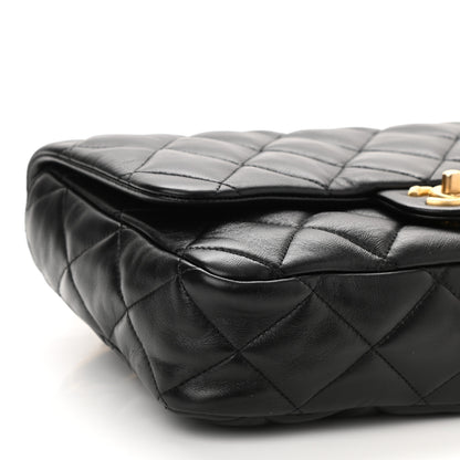 Chanel Lambskin Quilted Large CC Funky Town Flap Black 9 of 11
