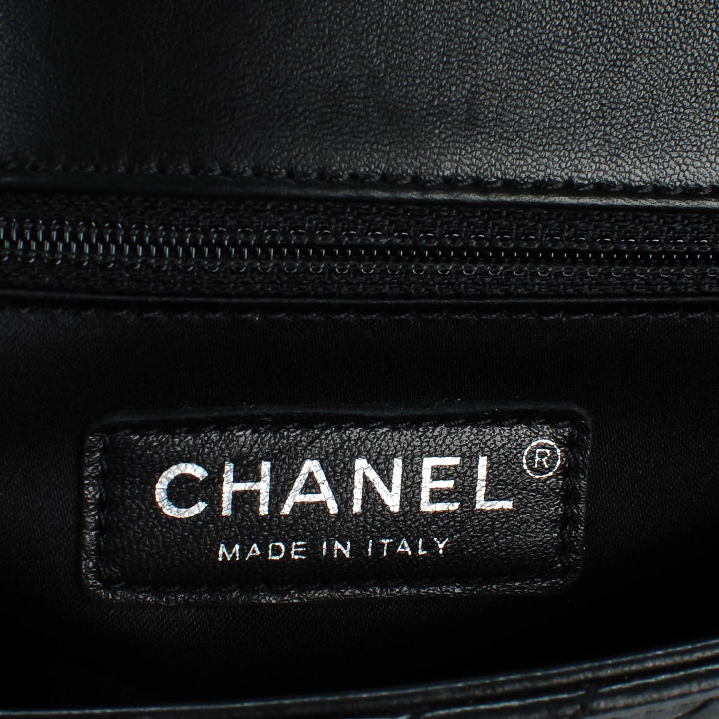 Lambskin Small CC Crossing Flap Black