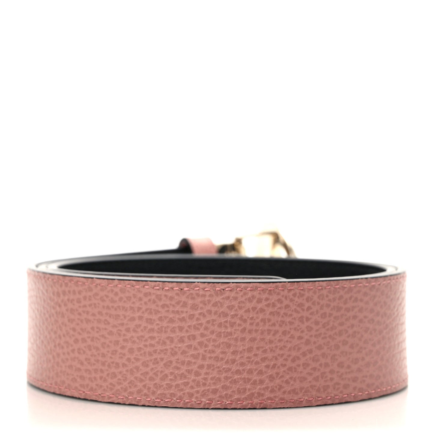 Calfskin 1973 Reversible Belt 95 38 Black Pink