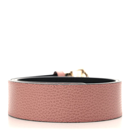 Gucci Calfskin 1973 Reversible Belt 95 38 Black Pink 4 of 7