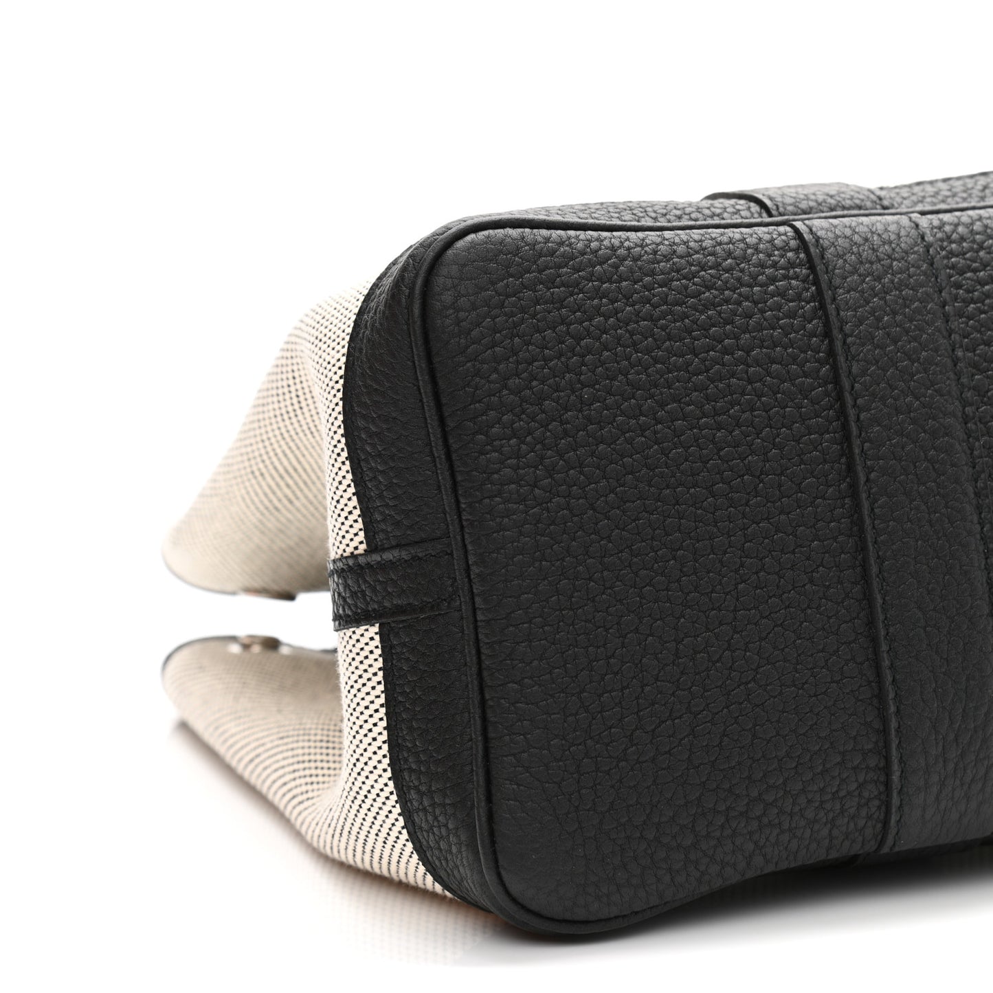 Twill H Negonda Garden Party 30 TPM Tote Ecru Black