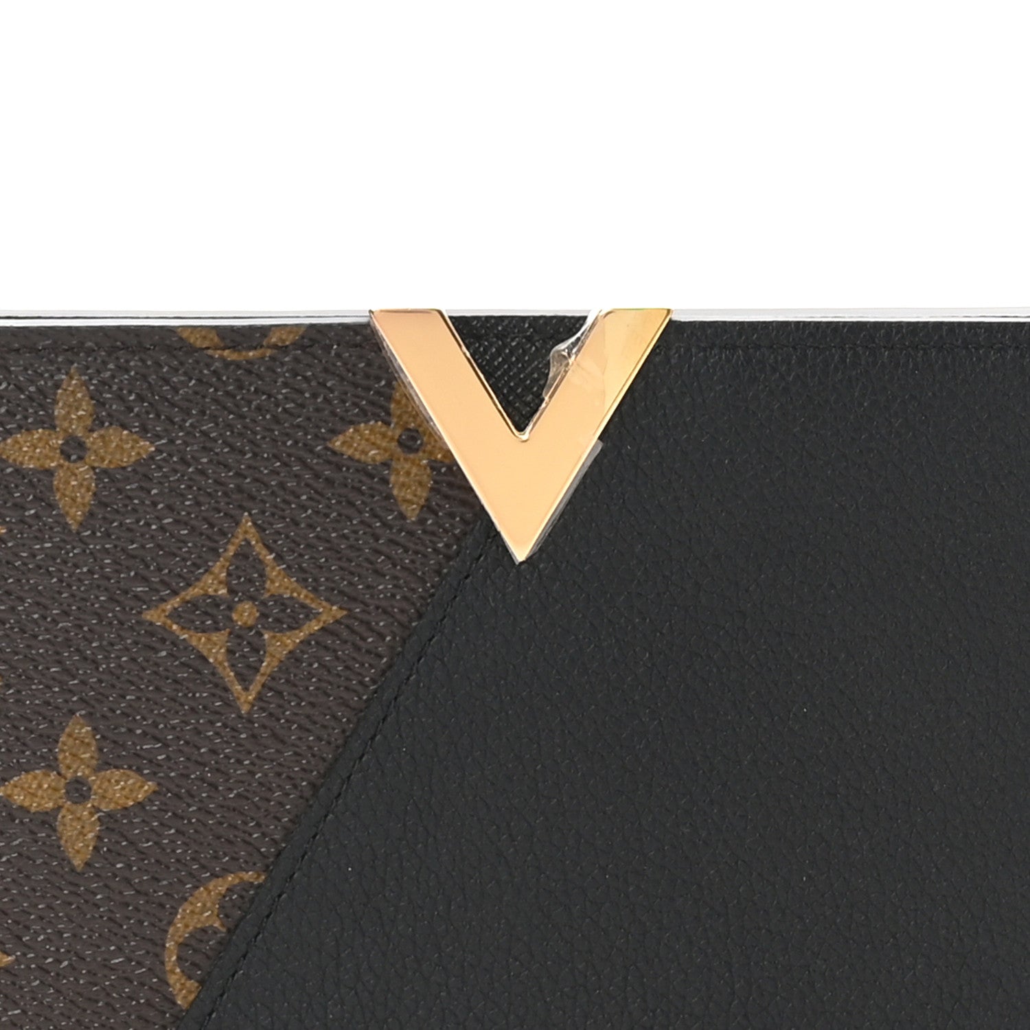 Louis Vuitton Monogram Calfskin Kimono Wallet Black 7 of 8