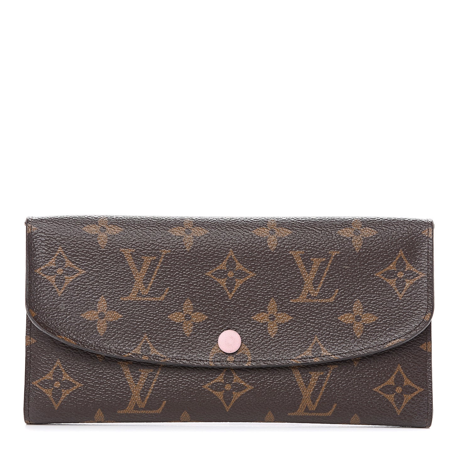 Monogram Emilie Wallet Rose Ballerine