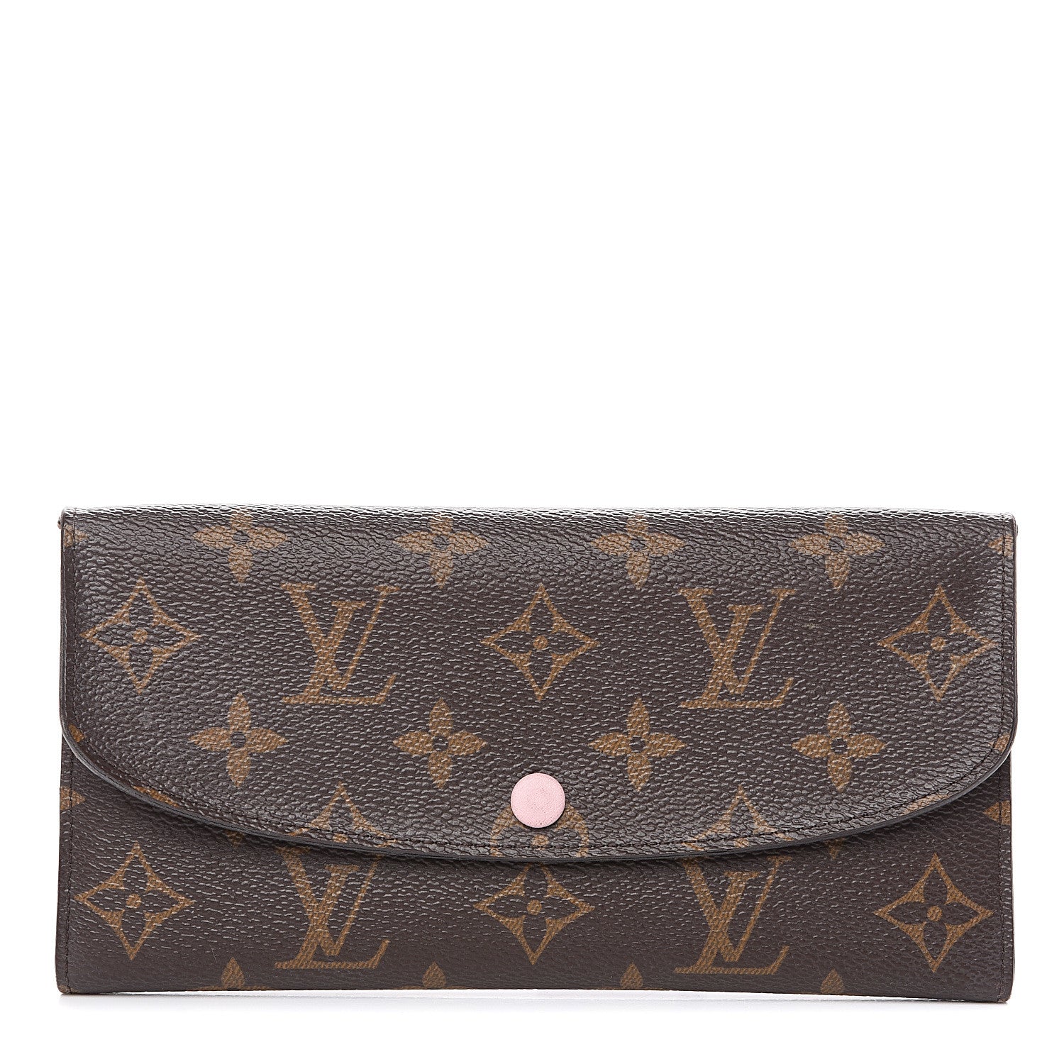 Louis Vuitton Monogram Emilie Wallet Rose Ballerine 1 of 11