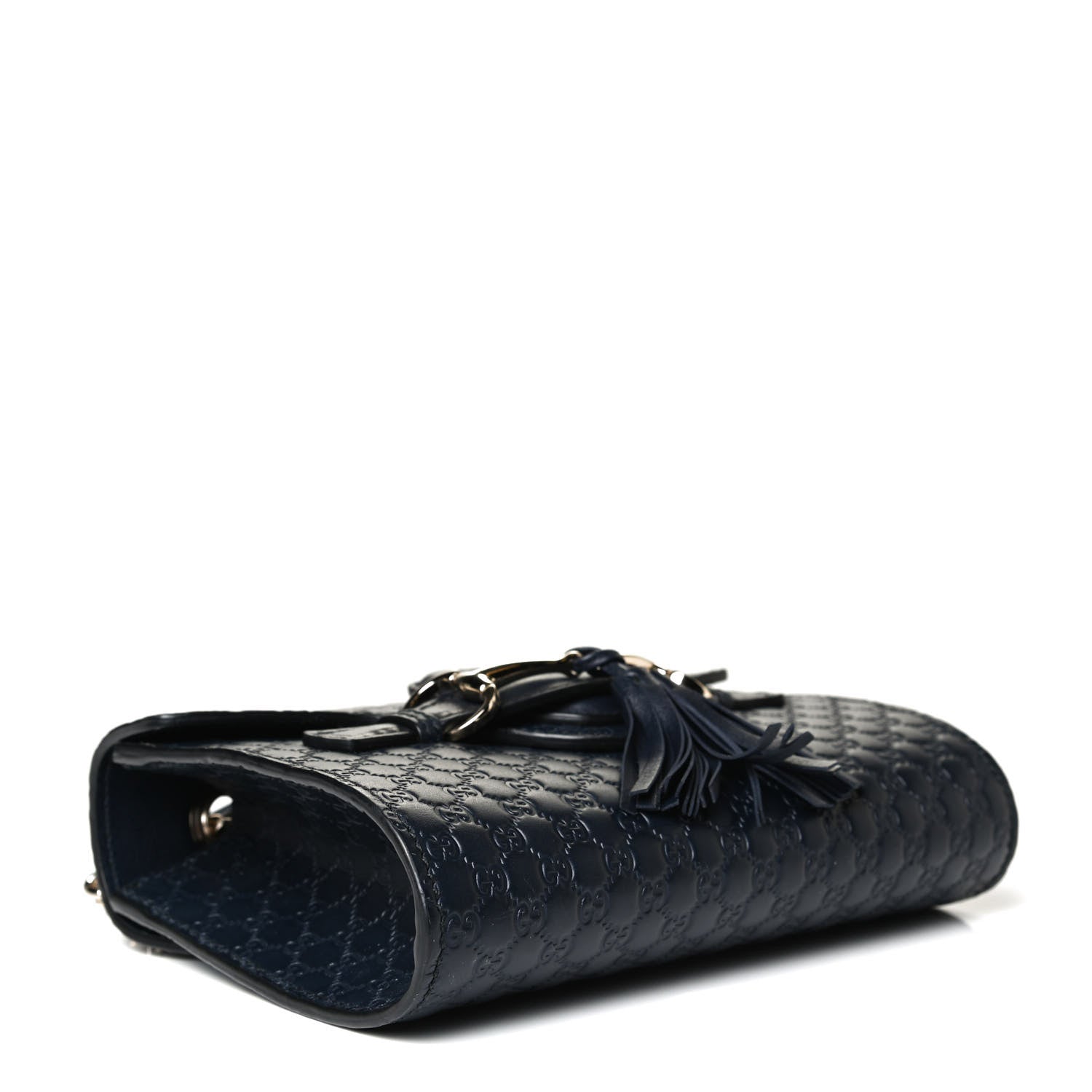Gucci Microguccissima Mini Emily Chain Shoulder Bag Blue 4 of 11