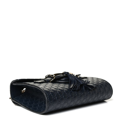 Gucci Microguccissima Mini Emily Chain Shoulder Bag Blue 4 of 11