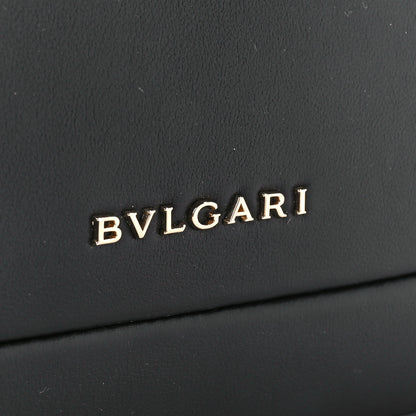 Bulgari Calfskin Serpenti Baia Shoulder Bag Black 10 of 15