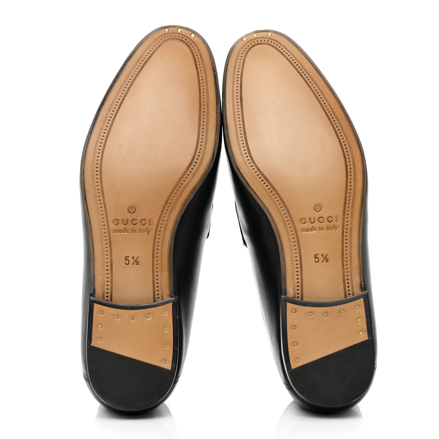 Lambskin Mens Brixton Horsebit Loafers 5.5 Black