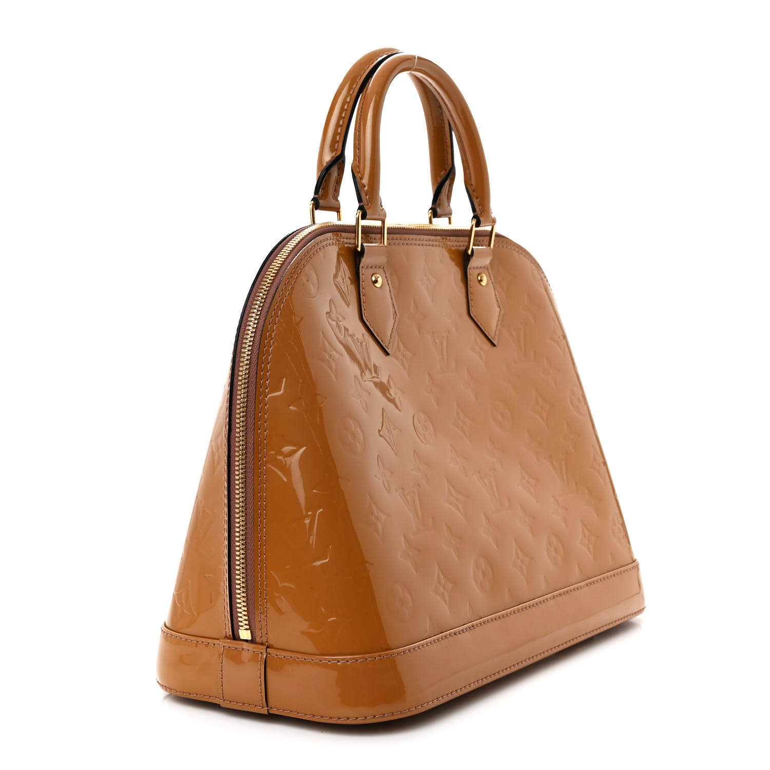 Louis Vuitton Vernis Alma PM Rose Velours 3 of 10