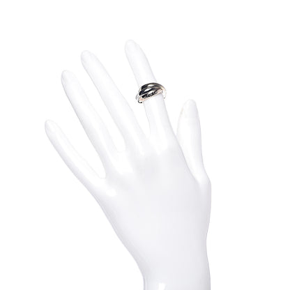 Cartier 18K Pink Yellow White Gold Classic Les Must De Trinity Ring 49 4.75 2 of 5