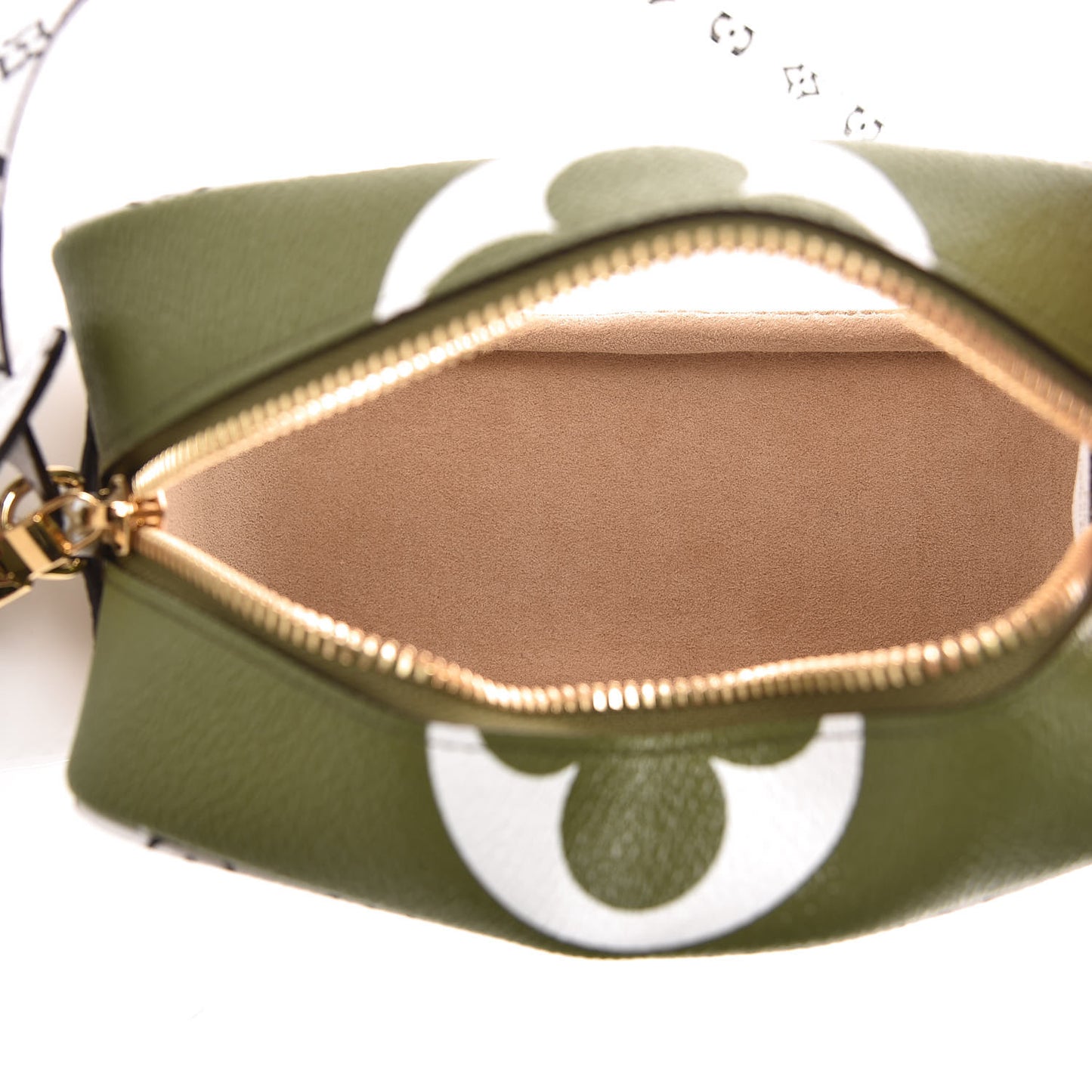Monogram Giant Beach Pouch Kaki