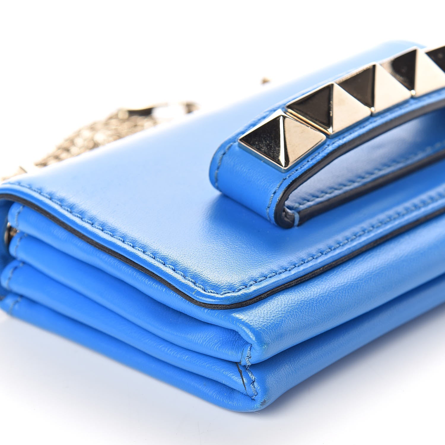 Valentino Garavani Nappa Mini Va Va Voom Shoulder Bag Blue Fluo 7 of 8