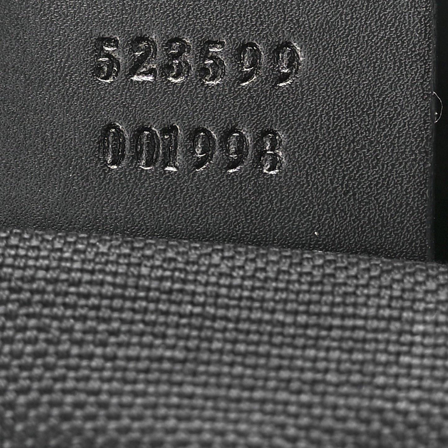 GG Supreme Monogram Web Small Flat Messenger Bag Black Grey
