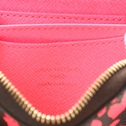 Louis Vuitton Monogram Graffiti Zippy Coin Purse Fuchsia 6 of 7