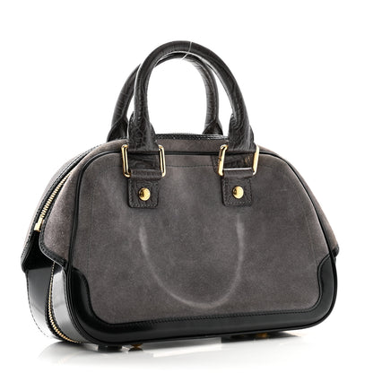 Louis Vuitton Havane Stamped Trunk Bowler PM Gray 3 of 11