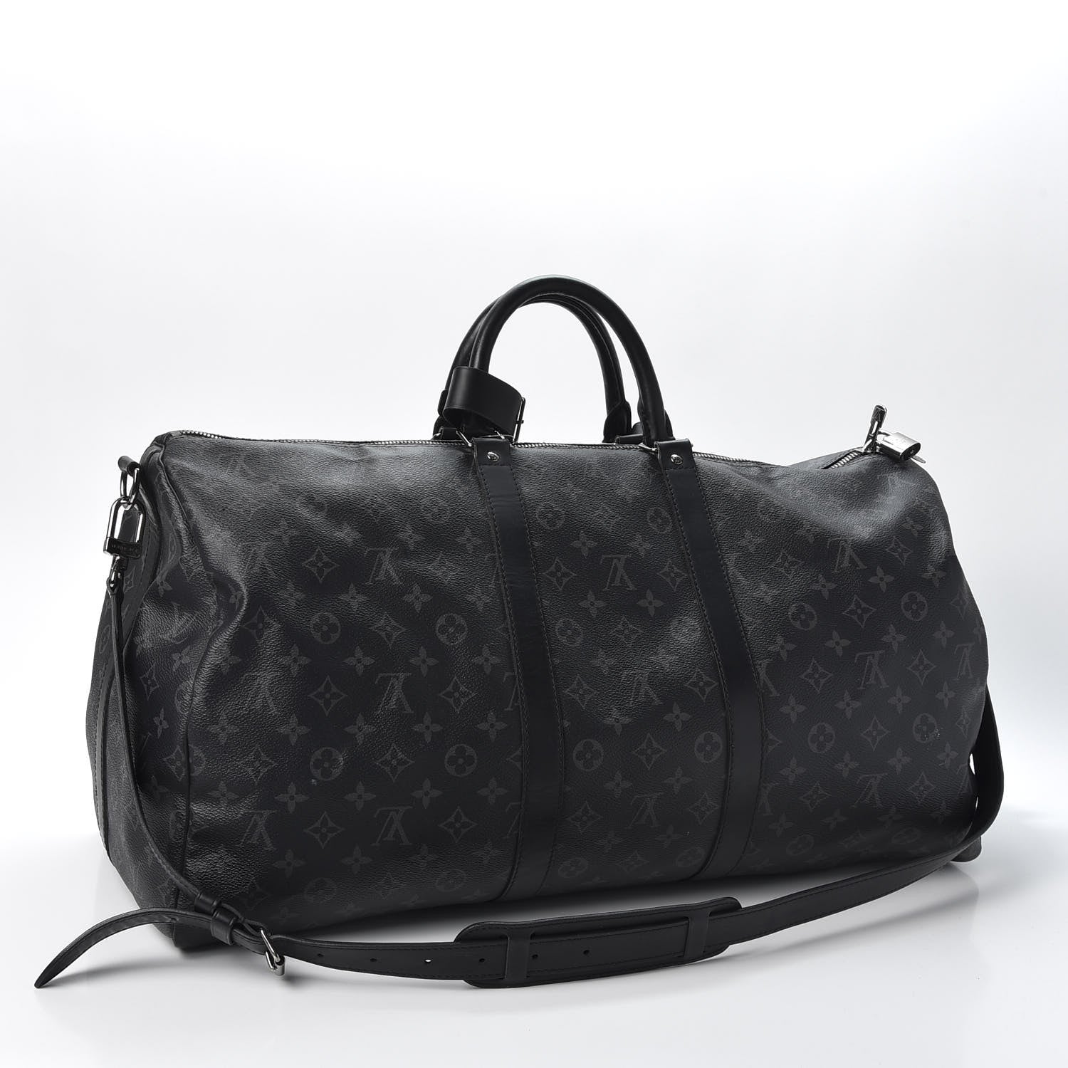 Louis Vuitton Monogram Eclipse Keepall Bandouliere 55 2 of 10