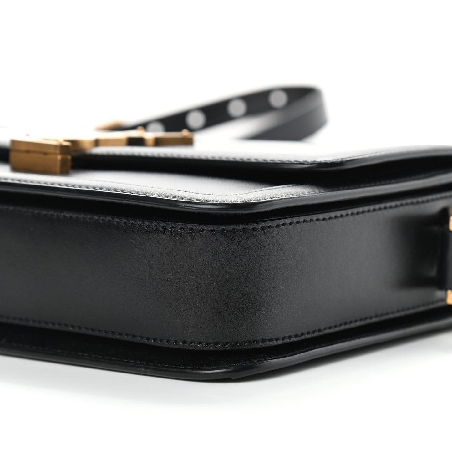 Box Calfskin Monogram Medium Solferino Satchel Black