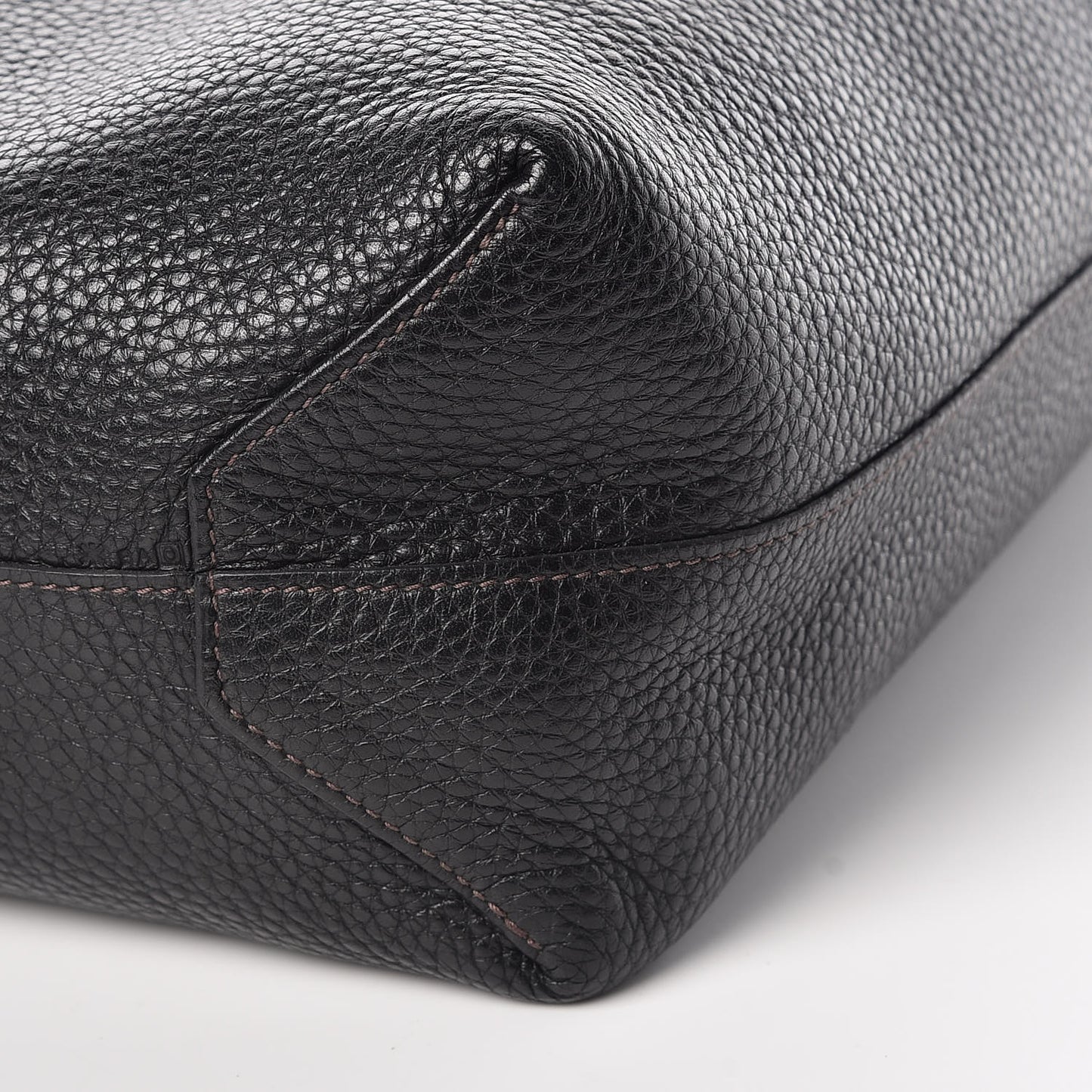 Taurillon Clemence Double Sens 36 Reversible Tote Black Ebene