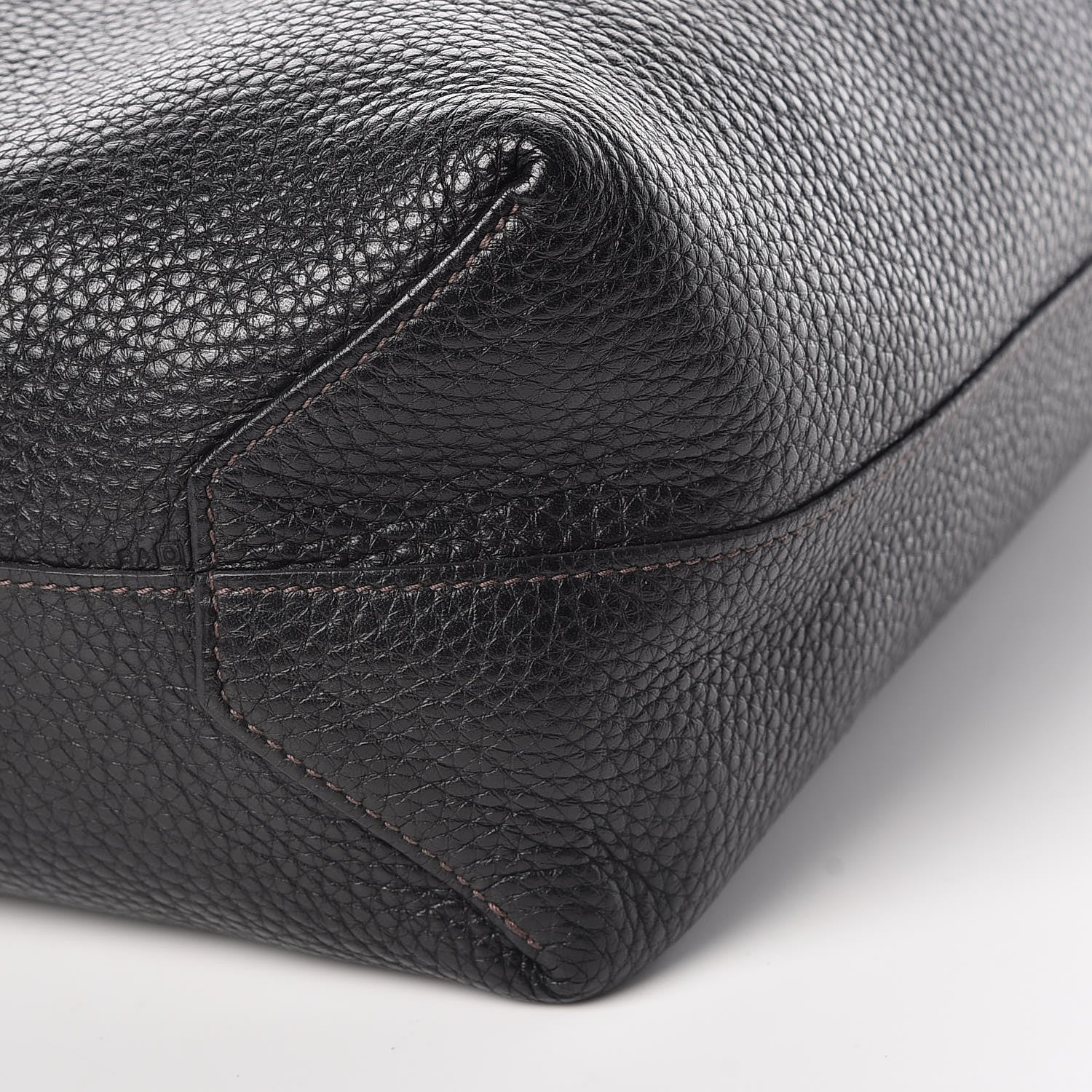 Hermes Taurillon Clemence Double Sens 36 Reversible Tote Black Ebene 18 of 19