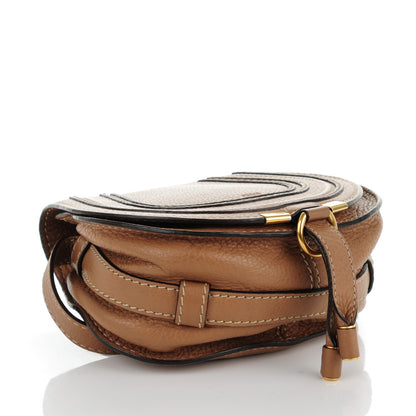 Chloe Calfskin Mini Marcie Round Crossbody Bag Nut 4 of 8