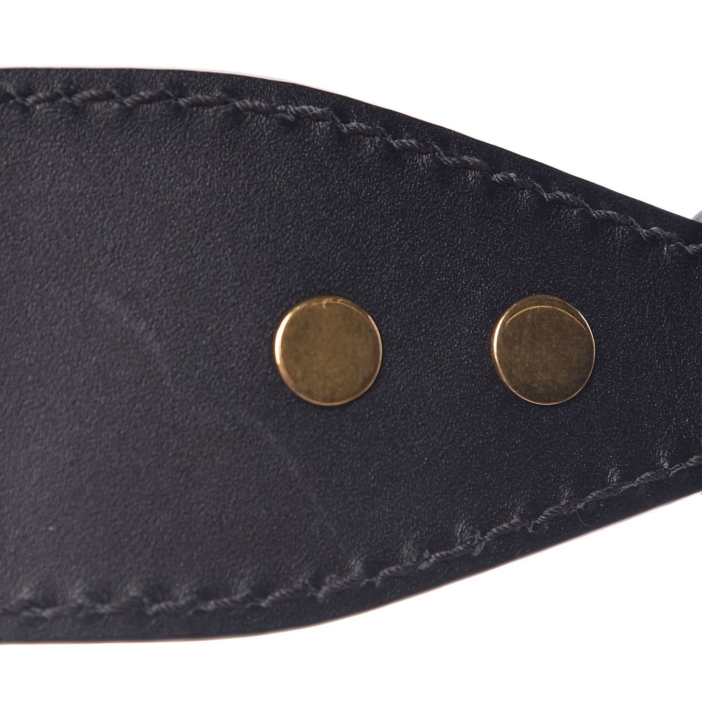 Oblique Studded Shoulder Strap Blue