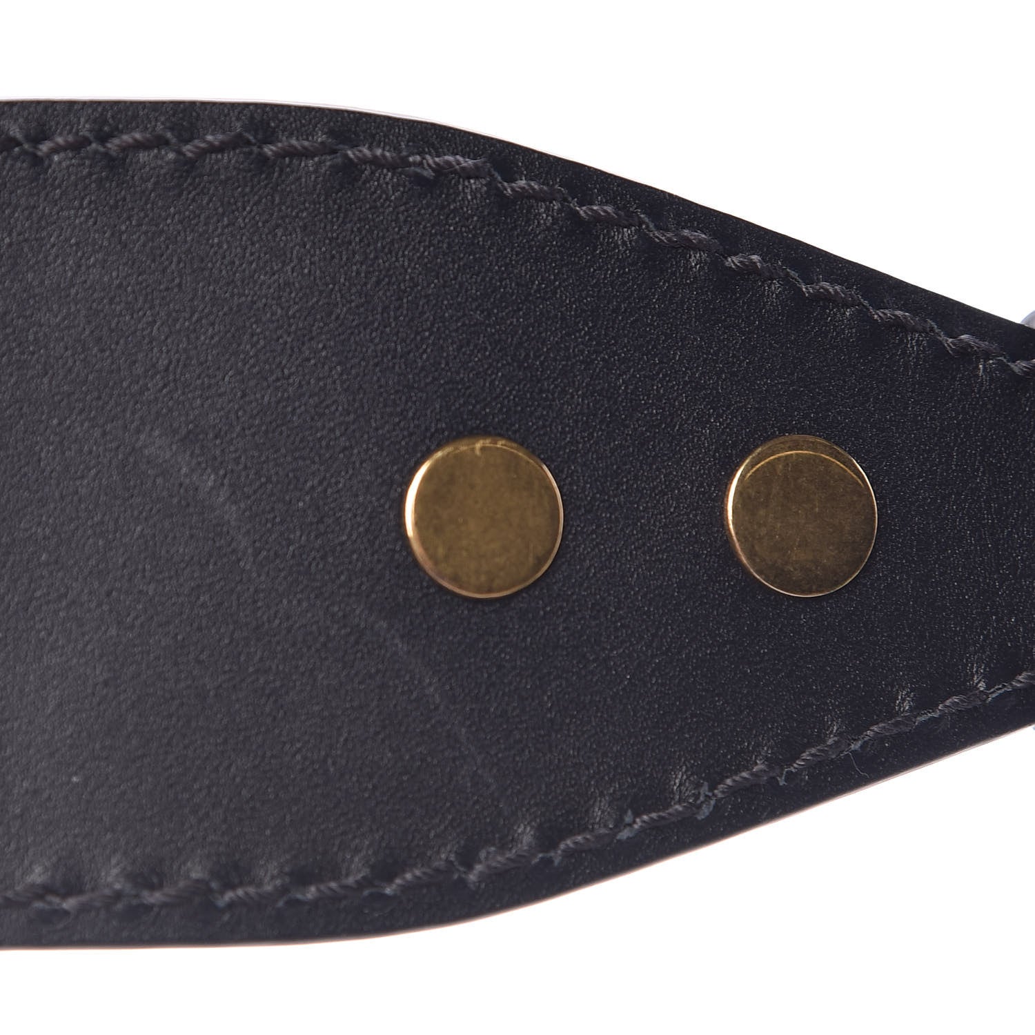 Christian Dior Oblique Studded Shoulder Strap Blue 6 of 7