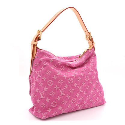 Louis Vuitton Denim Baggy PM Fuchsia 3 of 9