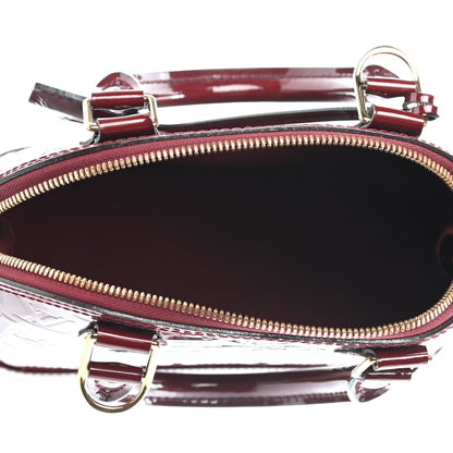 Louis Vuitton Vernis Alma BB Griotte 4 of 4