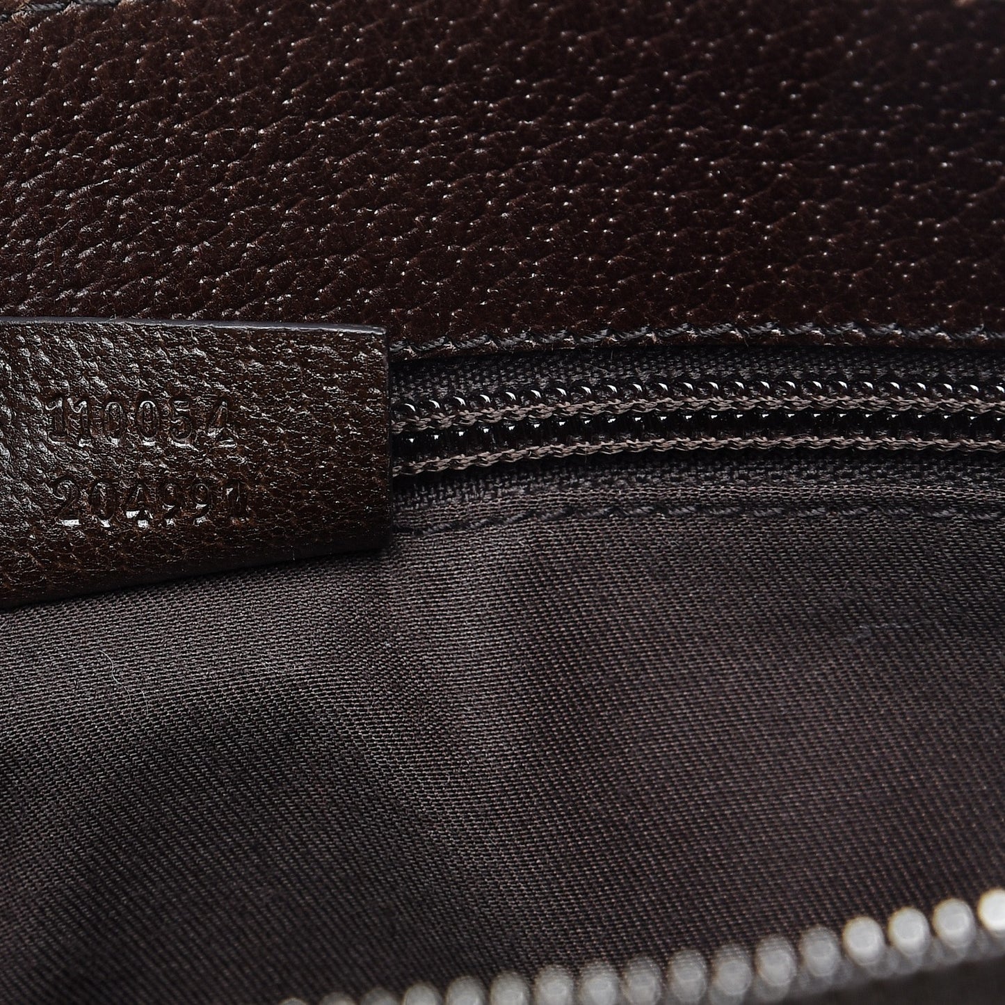 Monogram Flat Messenger Bag Ebony