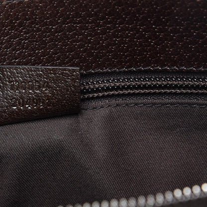 Gucci Monogram Flat Messenger Bag Ebony 6 of 10