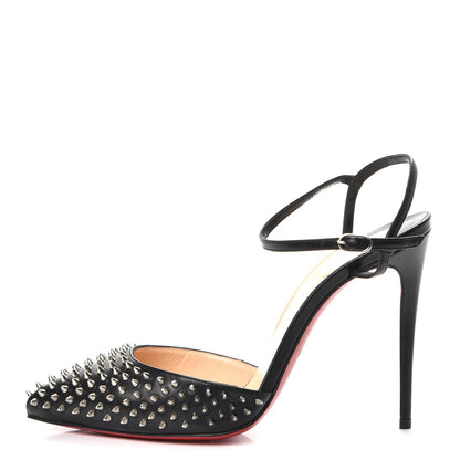 Christian Louboutin Kid Baila Spike 100 Pumps 36 Black 1 of 8
