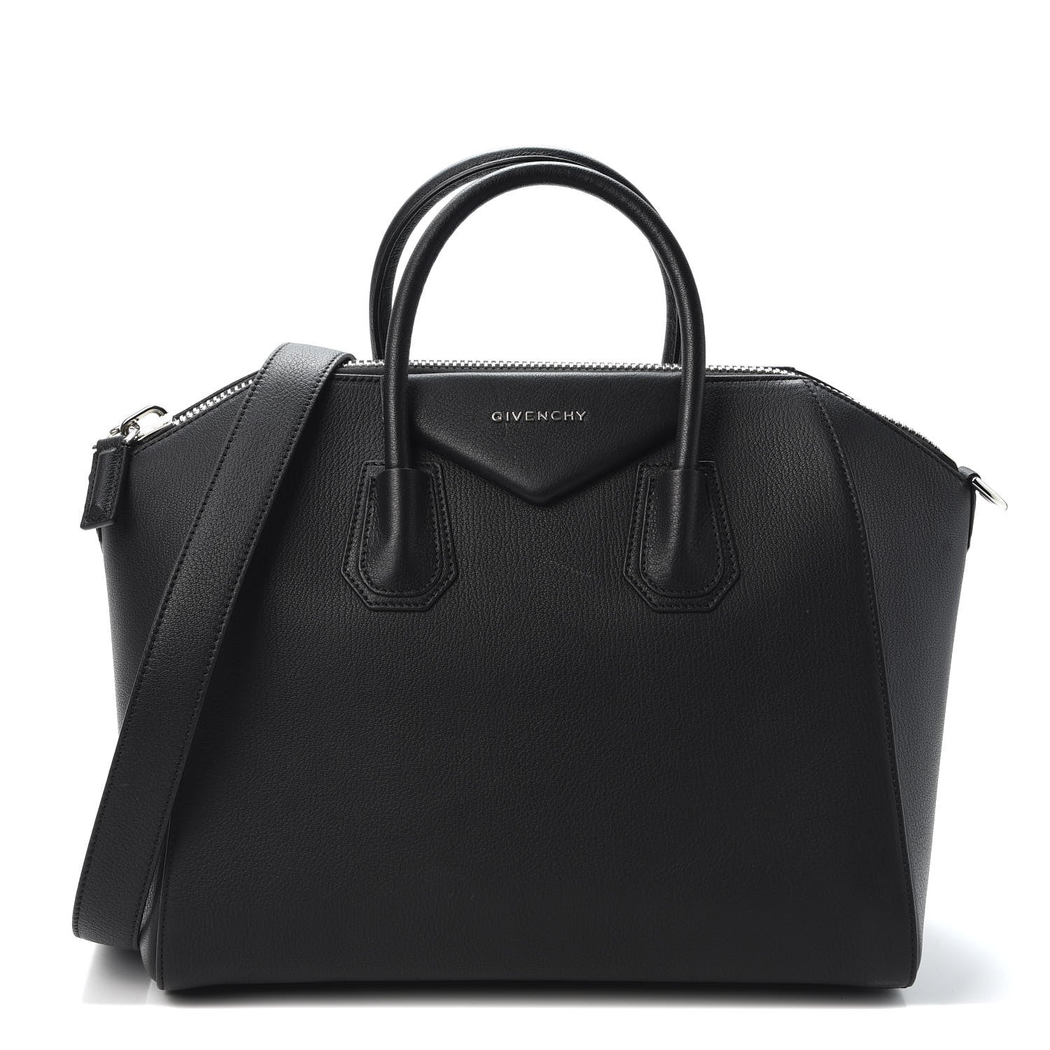 Givenchy Sugar Goatskin Medium Antigona Black 1 of 10
