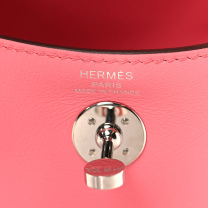 Hermes Swift Mini Lindy 20 Rose Ete 6 of 11