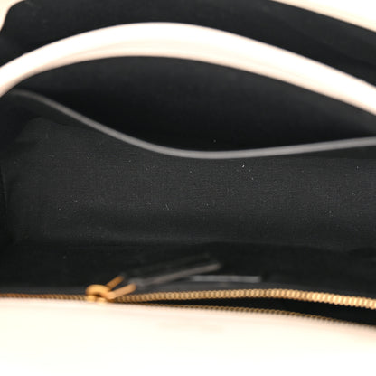 Saint Laurent Lambskin Matelasse Monogram Medium Niki Chain Satchel Ivory 5 of 9