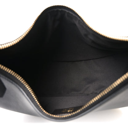 Fendi Vitello Grace Matte Whipstitch Small Fendigraphy Hobo Bag Black 5 of 11