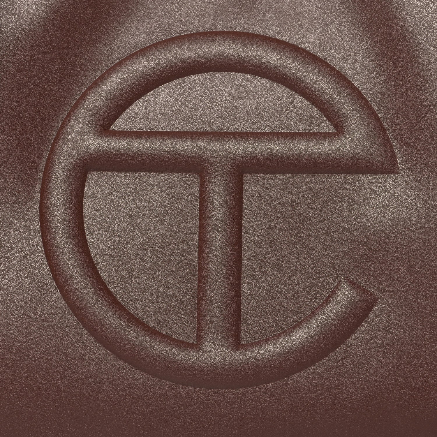 Telfar Vegan Leather Medium Shopping Bag Chocolate 7 of 9