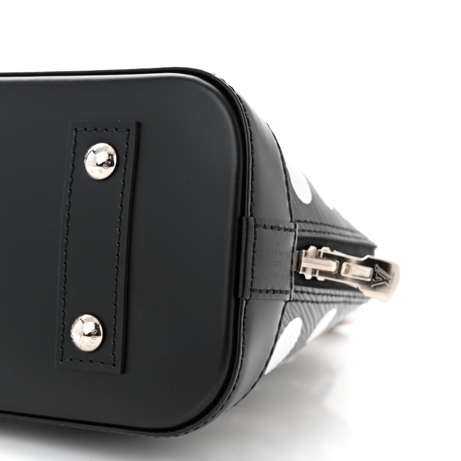 Louis Vuitton X YK Epi Alma BB Black White 10 of 11