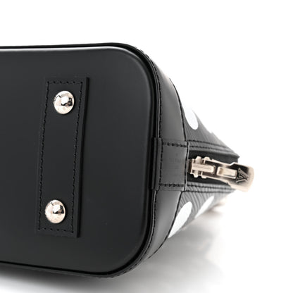 Louis Vuitton X YK Epi Alma BB Black White 10 of 11
