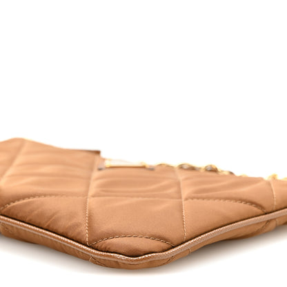 Prada Re-Nylon Tessuto Impuntu Quilted Re-Edition 1995 Chaine Pouch Brandy 10 of 11