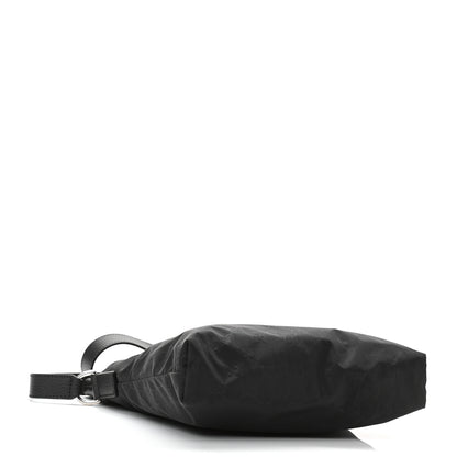 Gucci Nylon Monogram Dollar Calfskin Flat Messenger Bag Black 4 of 10