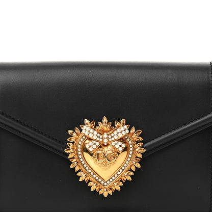 Dolce & Gabbana Agnello Vitello Devotion Belt Bag Black 7 of 11