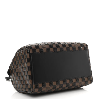Louis Vuitton Damier Paillettes Speedy 30 Black 4 of 14
