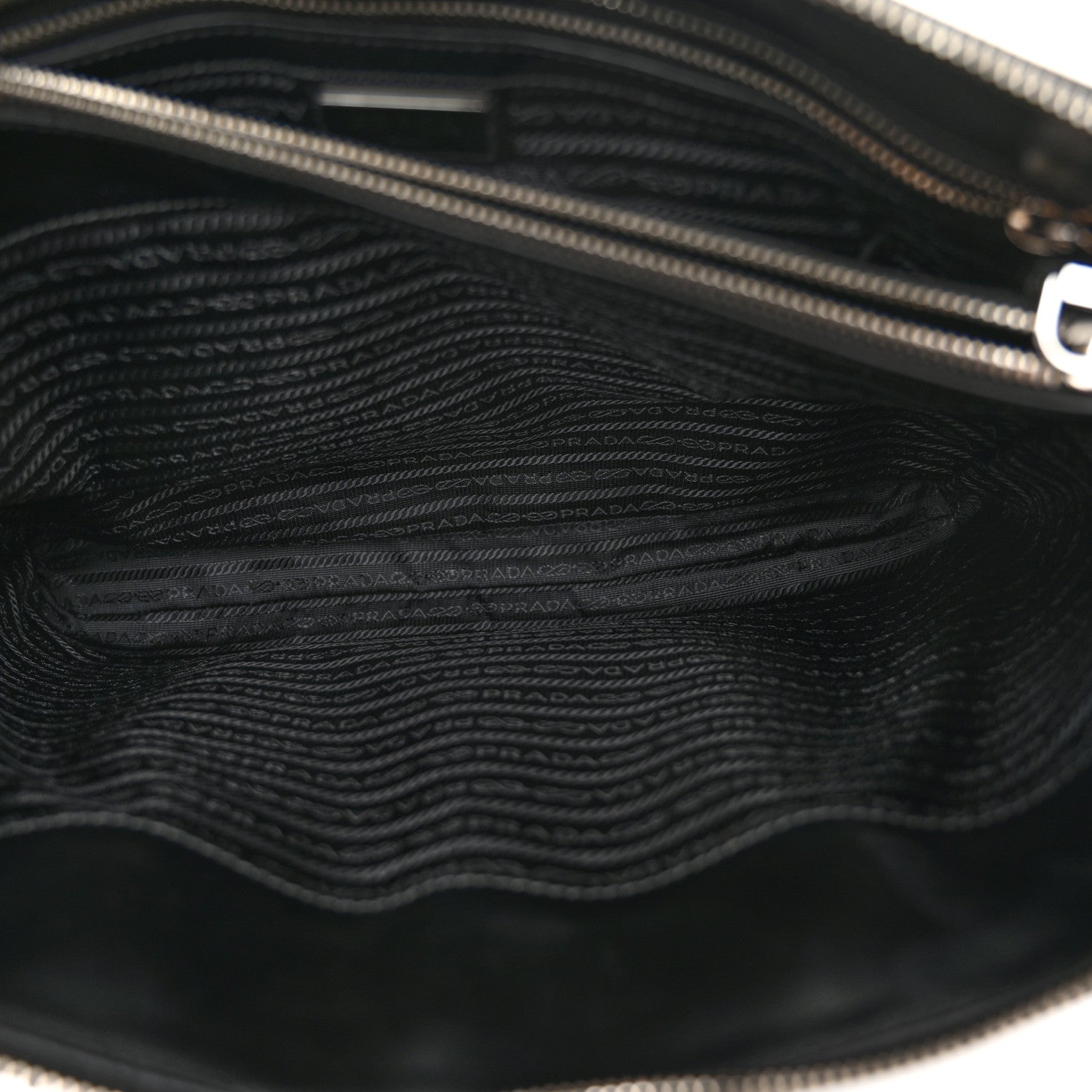 Prada Saffiano Travel Briefcase Black 6 of 11