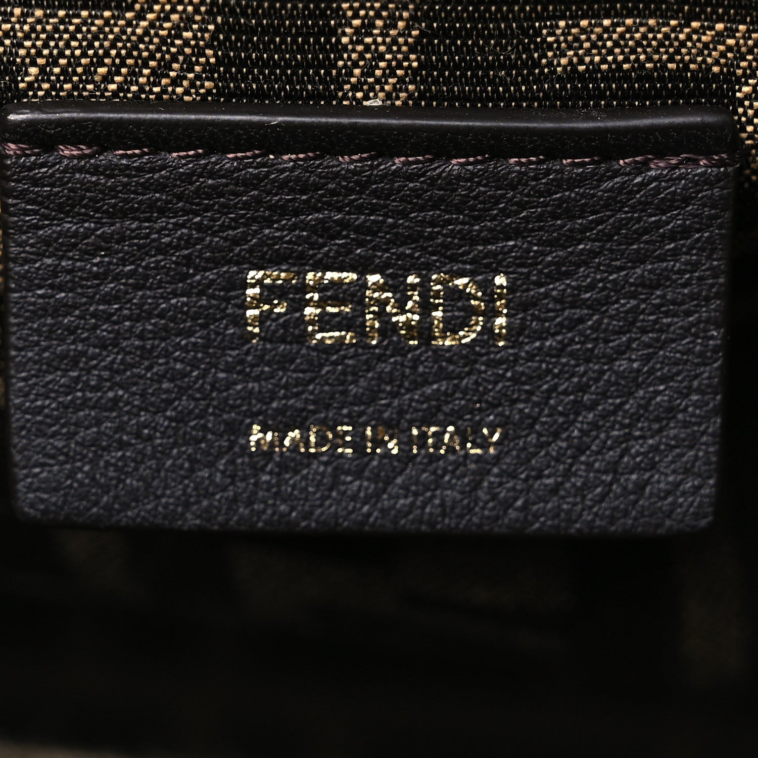 Fendi Denim Karligraphy Embroidered Medium Fendi First Blue 6 of 12