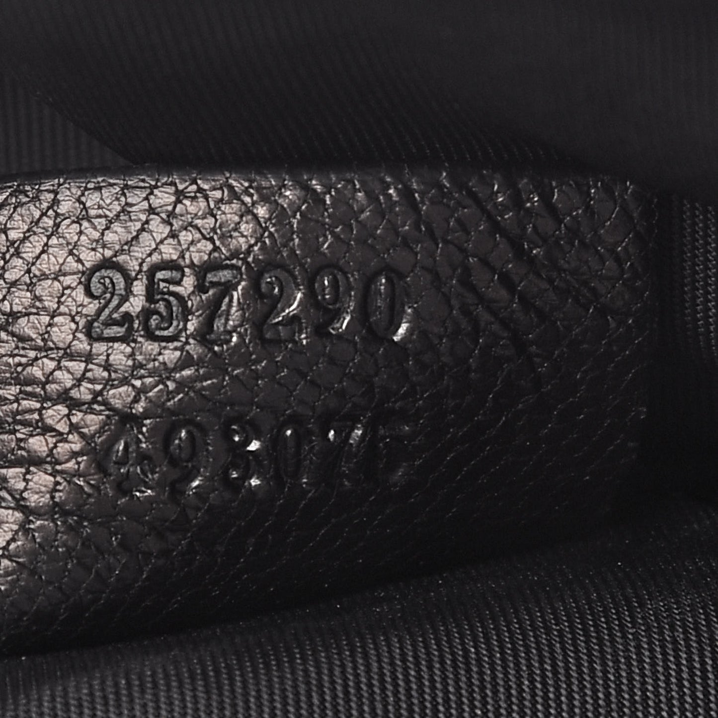 Guccissima Full Moon Tote Black