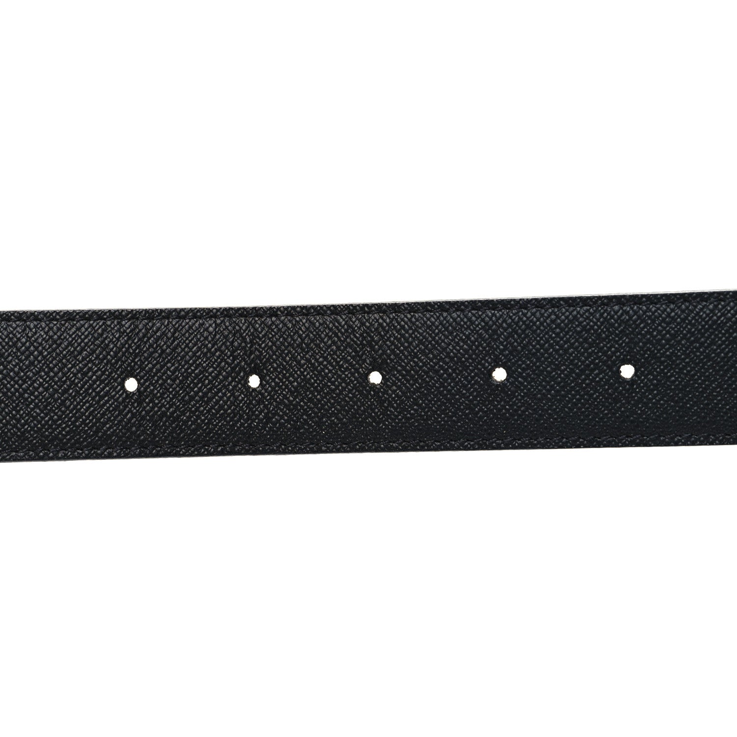 Louis Vuitton Calfskin Monogram 30mm LV Initiales Reversible Belt 85 34 Black 3 of 5