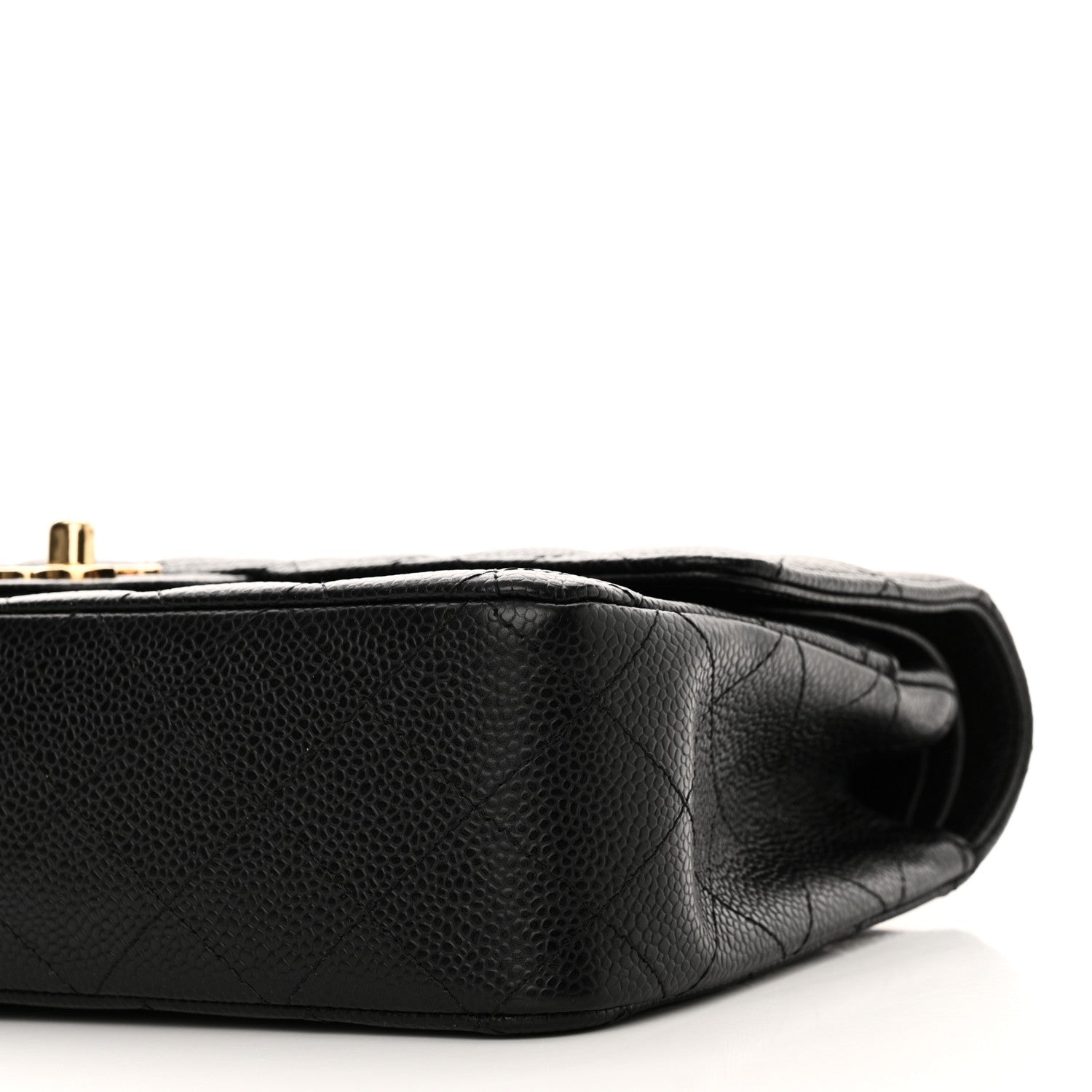 Chanel Caviar Quilted Medium Double Flap Black 10 of 11