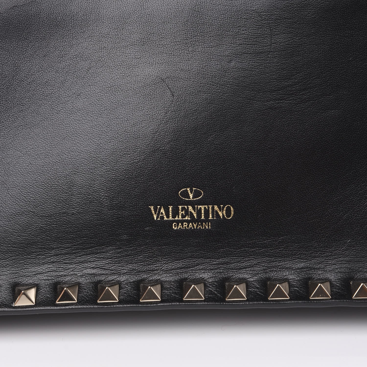 Valentino Garavani Nappa Rockstud Wristlet Clutch Black 8 of 9