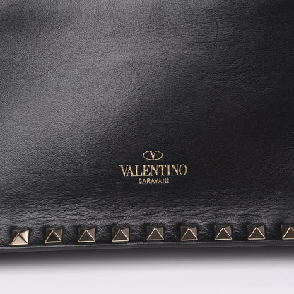Valentino Garavani Nappa Rockstud Wristlet Clutch Black 8 of 9