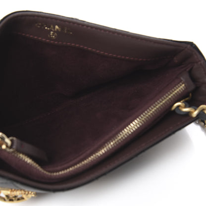 Chanel Aged Calfskin Lucky Charms 2.55 Reissue Mini Clutch With Chain Black 6 of 13